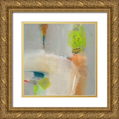 Bewegt Gold Ornate Wood Framed Art Print with Double Matting by Schafer, Jenny