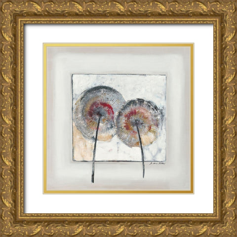 Pusteblumen Gold Ornate Wood Framed Art Print with Double Matting by Arns-Muller, Monika