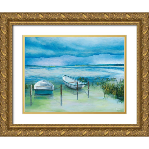 Nach dem Gewitter Gold Ornate Wood Framed Art Print with Double Matting by Richter, Cornelia