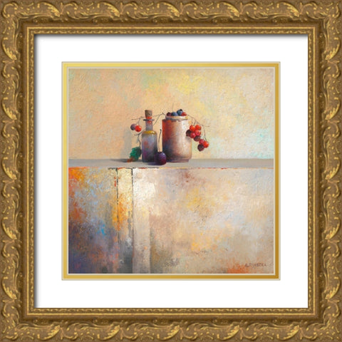 No Title I Gold Ornate Wood Framed Art Print with Double Matting by Dijkstra, Evert