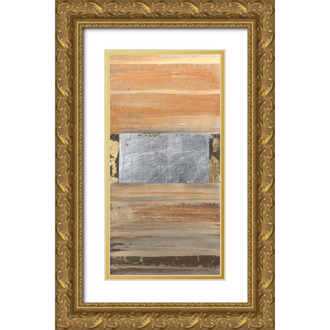 Razul Gold Ornate Wood Framed Art Print with Double Matting by Richter-Armgart, Rose