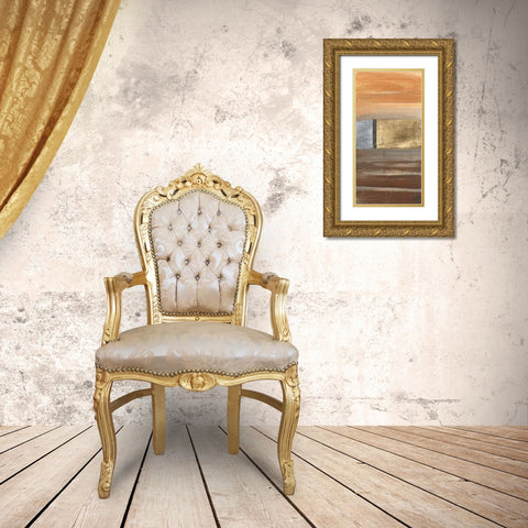 Way Gold Ornate Wood Framed Art Print with Double Matting by Richter-Armgart, Rose
