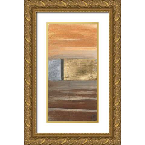 Way Gold Ornate Wood Framed Art Print with Double Matting by Richter-Armgart, Rose