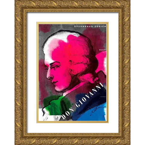 Don Giovanni Gold Ornate Wood Framed Art Print with Double Matting by Geissbuhler, K. Domenic