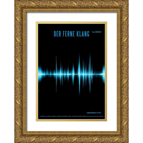 Der ferne Klang Gold Ornate Wood Framed Art Print with Double Matting by Geissbuhler, K. Domenic