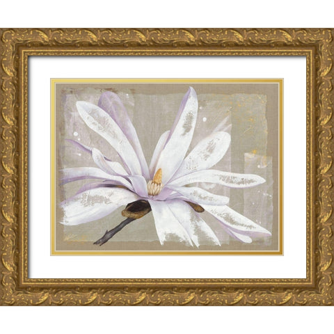 Stellata Gold Ornate Wood Framed Art Print with Double Matting by Cadoret, Virginie
