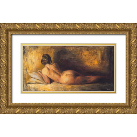 Fascino Gold Ornate Wood Framed Art Print with Double Matting by van den Bogerd, Escha
