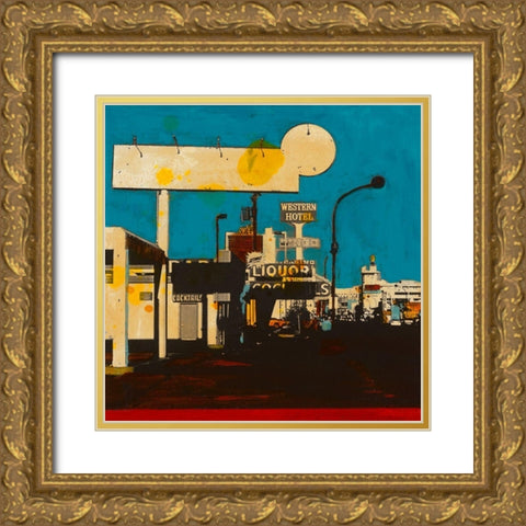 Liquor Gold Ornate Wood Framed Art Print with Double Matting by Olukman, Ayline