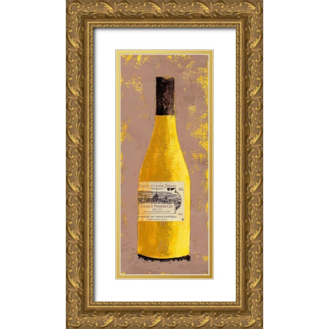 Chablis Gold Ornate Wood Framed Art Print with Double Matting by Persillon, Francoise