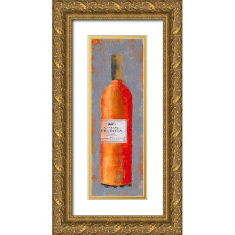 Bordeaux II Gold Ornate Wood Framed Art Print with Double Matting by Persillon, Francoise