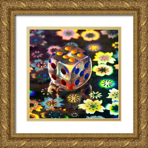 Hypercube Gold Ornate Wood Framed Art Print with Double Matting by Seidel, Lily Andrea