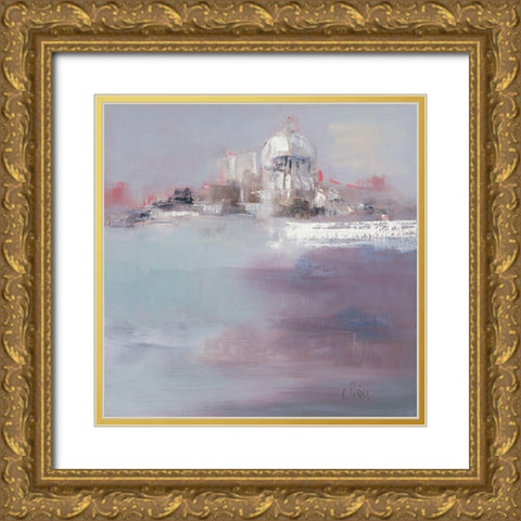 Venise II Gold Ornate Wood Framed Art Print with Double Matting by Parise, Chantal