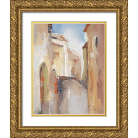 Venise I Gold Ornate Wood Framed Art Print with Double Matting by Parise, Chantal