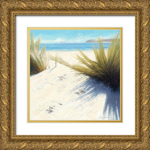 Shadow Patterns Gold Ornate Wood Framed Art Print with Double Matting by Atkinson, Caroline