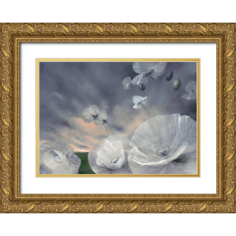 Fluchtig Gold Ornate Wood Framed Art Print with Double Matting by Schmucker, Annette