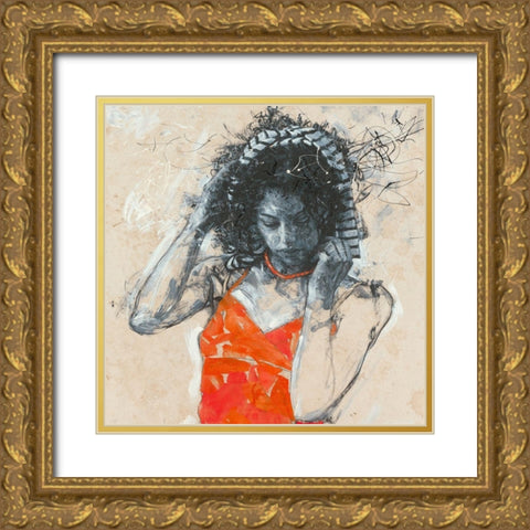 Making a Turban Gold Ornate Wood Framed Art Print with Double Matting by Longo, Massimiliano