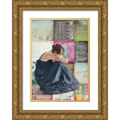 Classic 33 Gold Ornate Wood Framed Art Print with Double Matting by Defontenay, Elodie