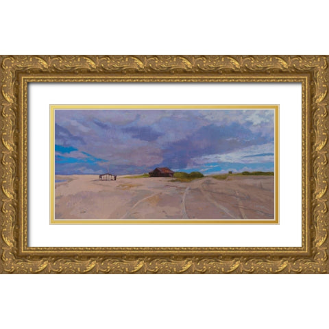 Passage / Vers Camocim Gold Ornate Wood Framed Art Print with Double Matting by Mazur-Devaux, Ewa