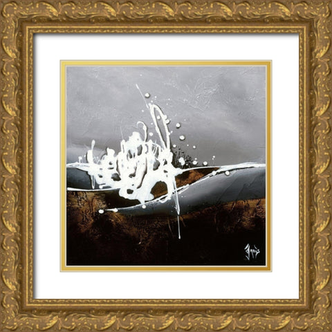 Musique I Gold Ornate Wood Framed Art Print with Double Matting by Jadis