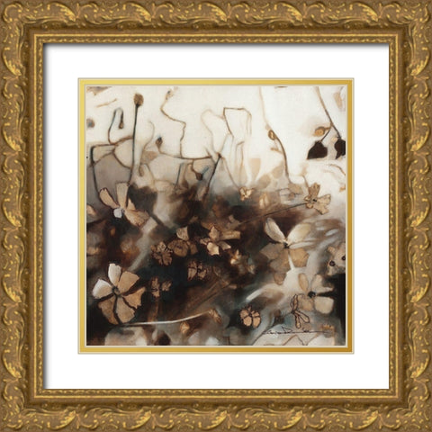 Le jardin de Tara I Gold Ornate Wood Framed Art Print with Double Matting by Amrhein, Elvira