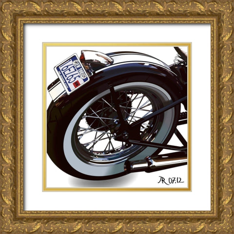 Bobber Detail Gold Ornate Wood Framed Art Print with Double Matting by Strapelias - PR, Pierre