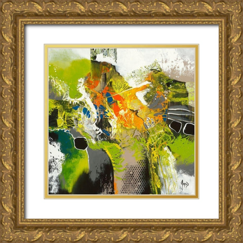 Avatar Gold Ornate Wood Framed Art Print with Double Matting by Jadis