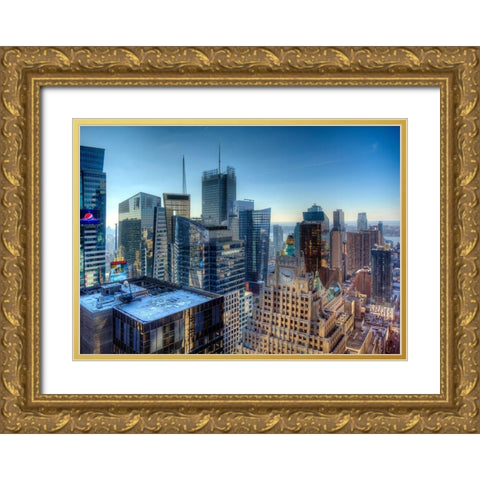 New Perspective Gold Ornate Wood Framed Art Print with Double Matting by Terrible, Aurelien
