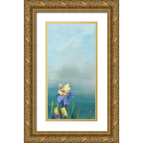 Isola Bella V Gold Ornate Wood Framed Art Print with Double Matting by Vernageau, Sylvie