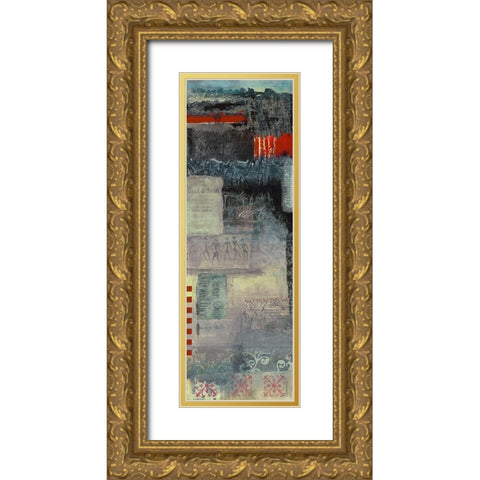 Mahler II Gold Ornate Wood Framed Art Print with Double Matting by Holtkamp, Margreet
