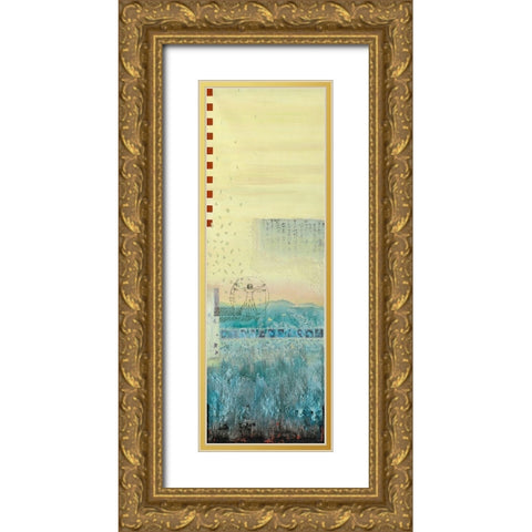 Mahler III Gold Ornate Wood Framed Art Print with Double Matting by Holtkamp, Margreet