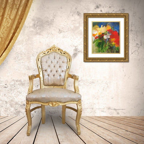 Gartenraum II Gold Ornate Wood Framed Art Print with Double Matting by Dreyer, Ingeborg