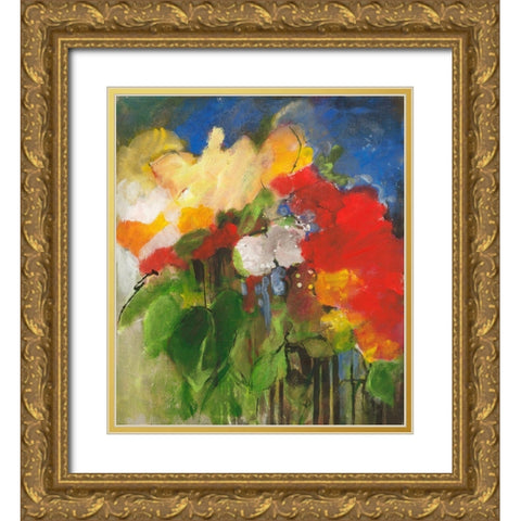 Gartenraum II Gold Ornate Wood Framed Art Print with Double Matting by Dreyer, Ingeborg