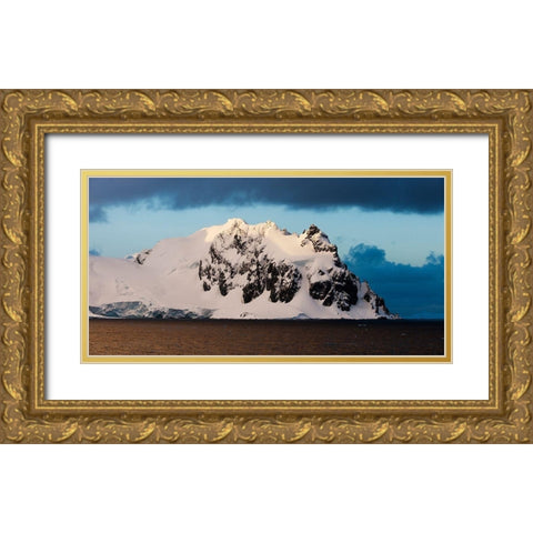 Antarctica Gold Ornate Wood Framed Art Print with Double Matting by Brommelhorster, Ulf