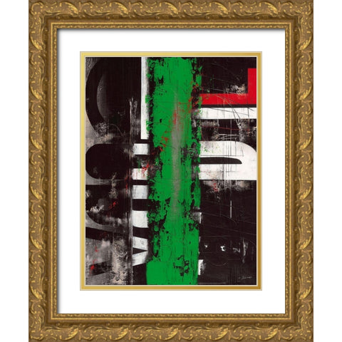 Globalidad Gold Ornate Wood Framed Art Print with Double Matting by Becam, Carole