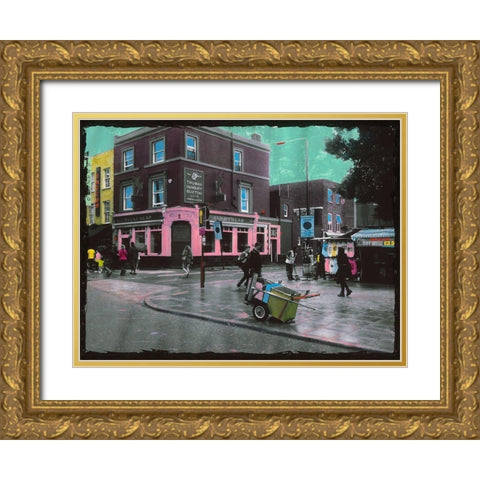 Under Control Gold Ornate Wood Framed Art Print with Double Matting by Simonutti, Riccardo