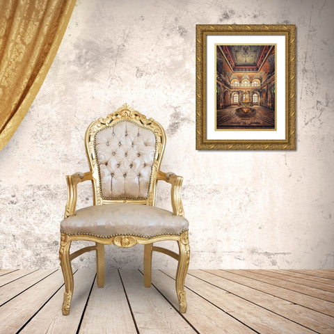 The End of an Era Gold Ornate Wood Framed Art Print with Double Matting by Haker, Matthias