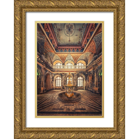 The End of an Era Gold Ornate Wood Framed Art Print with Double Matting by Haker, Matthias