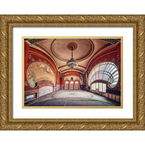 Maritime Grandeur Gold Ornate Wood Framed Art Print with Double Matting by Haker, Matthias