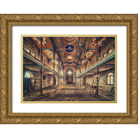 Remember Gold Ornate Wood Framed Art Print with Double Matting by Haker, Matthias