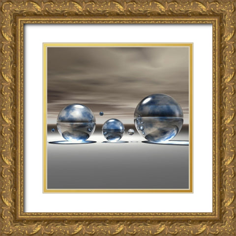 Imagination II Gold Ornate Wood Framed Art Print with Double Matting by Hillert, Peter