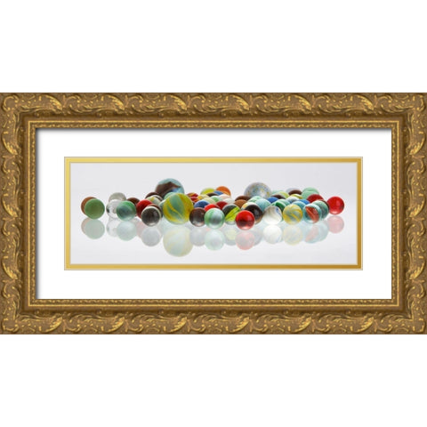 Ready to go Gold Ornate Wood Framed Art Print with Double Matting by Hillert, Peter