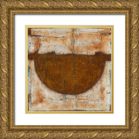 Werk Nr. 10_14 Kein Titel Gold Ornate Wood Framed Art Print with Double Matting by Eckerle, Rudi