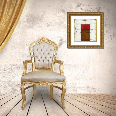 Werk Nr. 10_11 Kein Titel Gold Ornate Wood Framed Art Print with Double Matting by Eckerle, Rudi