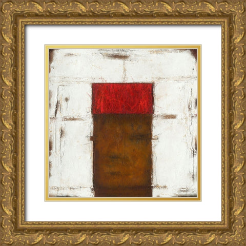 Werk Nr. 10_11 Kein Titel Gold Ornate Wood Framed Art Print with Double Matting by Eckerle, Rudi