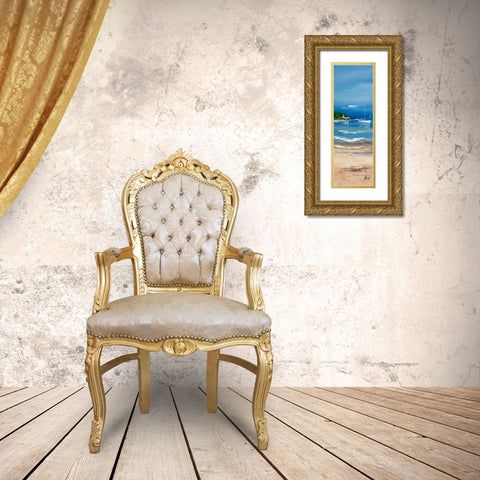 Maree basse I Gold Ornate Wood Framed Art Print with Double Matting by Flanet, Frederic