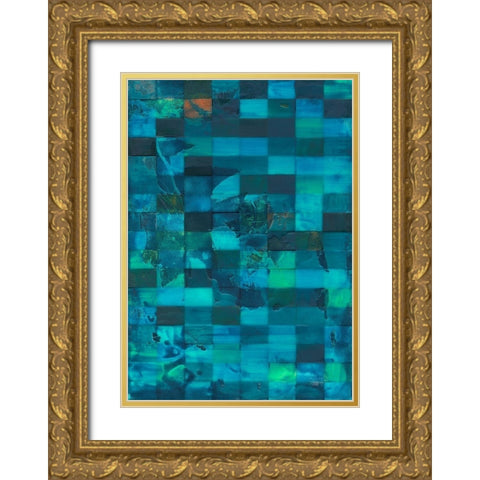 Untitled I Gold Ornate Wood Framed Art Print with Double Matting by Fahar