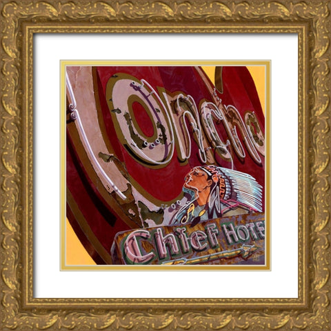 La Concha Gold Ornate Wood Framed Art Print with Double Matting by van Sprengel, Didier