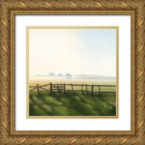 Not Just a Little Gate Gold Ornate Wood Framed Art Print with Double Matting by Reader, Dawn