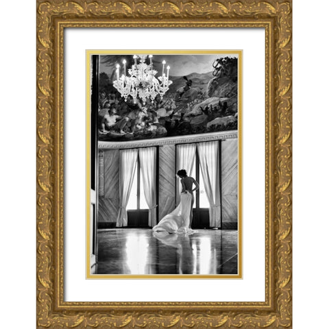 Elegance Gold Ornate Wood Framed Art Print with Double Matting by Milillo, Marco