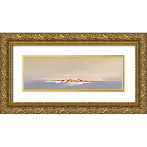 Brandung Gold Ornate Wood Framed Art Print with Double Matting by Arns-Muller, Monika